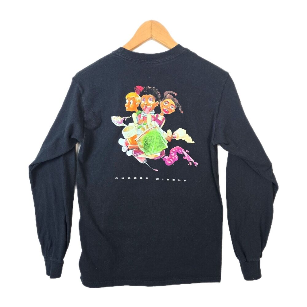 J Cole KOD Tour Shirt Long Sleeve Dreamville Rap Hip Hop‎ Black Size Small
